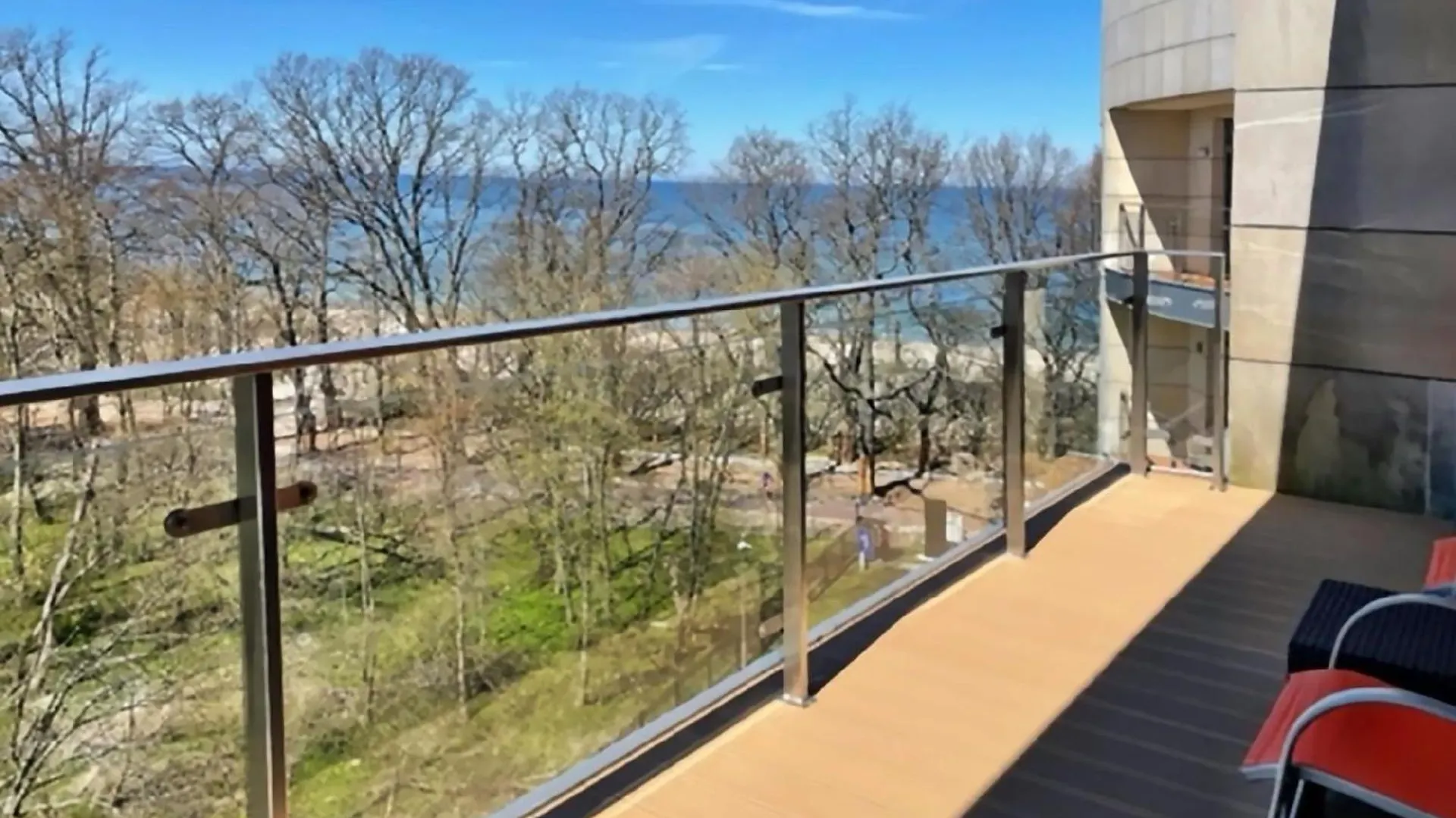 Gemuetliches Appartement In Kolberg Mit Grosser Terrasse Und Meerblick Und Neben Dem Strand Apartment Kolobrzeg